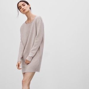 Wilfred Silk Cashmere Sweater Dress